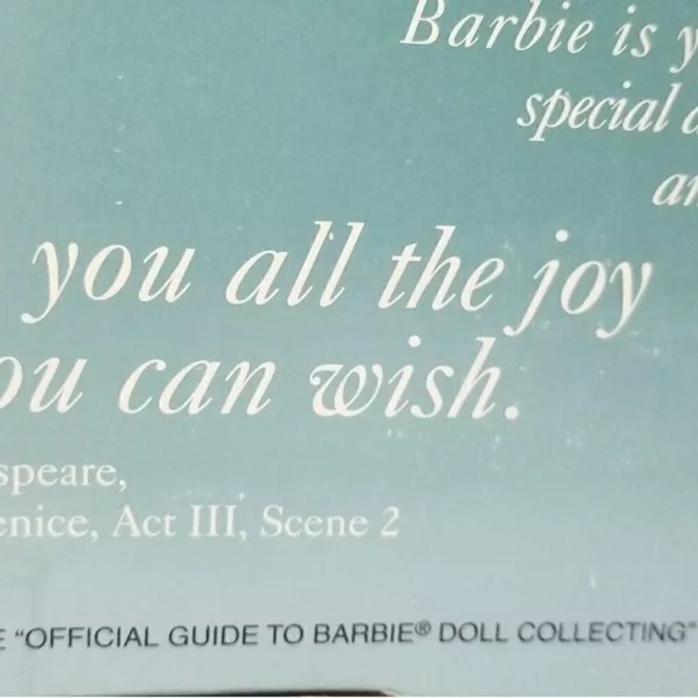 1998 Barbie Angel of Joy Collector Edition 1st in a Series Timeless Sentiments - Picture 4 of 8